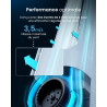 Pro Breeze OmniAir Ventilateur Colonne Purificateur d'Air, Ventilateur Sans Pale 105cm Silencieux, Tour avec Filtre HEPA, Téléco