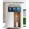 Pro Breeze OmniAir Ventilateur Colonne Purificateur d'Air, Ventilateur Sans Pale 105cm Silencieux, Tour avec Filtre HEPA, Téléco