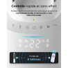 Pro Breeze OmniAir Ventilateur Colonne Purificateur d'Air, Ventilateur Sans Pale 105cm Silencieux, Tour avec Filtre HEPA, Wi-Fi,