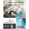 Pro Breeze OmniAir Ventilateur Colonne Purificateur d'Air, Ventilateur Sans Pale 105cm Silencieux, Tour avec Filtre HEPA, Wi-Fi,