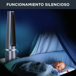 Rowenta Eclipse 2-en-1 Ventilateur purificateur, Ventile et filtre l’air, Particules fines, 32 dB (A), Puissant, Oscillation, 12