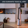 Rowenta Eclipse 2-en-1 Ventilateur purificateur, Ventile et filtre l’air, Particules fines, 32 dB (A), Puissant, Oscillation, 12