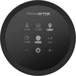 Rowenta Eclipse 2-en-1 Ventilateur purificateur, Ventile et filtre l’air, Particules fines, 32 dB (A), Puissant, Oscillation, 12
