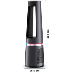 Rowenta Eclipse 3-en-1 Ventilateur purificateur, Purifie, Chauffe, Ventile, Silencieux, Puissant, Multi-oscillations, 12 vitesse