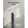 DREO 25dB Pilot Max Smart WiFi Ventilateur colonne avec Commande Vocale, Fonctionne avec Alexa, Contrôle APP, Ventilateur silenc