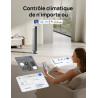 DREO 25dB Pilot Max Smart WiFi Ventilateur colonne avec Commande Vocale, Fonctionne avec Alexa, Contrôle APP, Ventilateur silenc