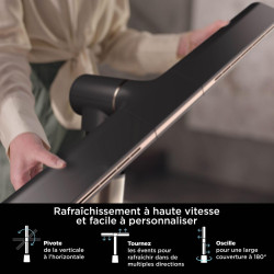 Shark TurboBlade Ventilateur colonne sans pale, Rafraîchissement multidirectionnel à haute vitesse jusqu’à 20 mètres, Discret, 1