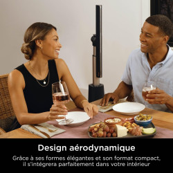 Shark TurboBlade Ventilateur colonne sans pale, Rafraîchissement multidirectionnel à haute vitesse jusqu’à 20 mètres, Discret, 1