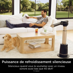 Shark TurboBlade Ventilateur colonne sans pale, Rafraîchissement multidirectionnel à haute vitesse jusqu’à 20 mètres, Discret, 1