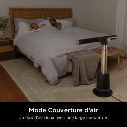 Shark TurboBlade Ventilateur colonne sans pale, Rafraîchissement multidirectionnel à haute vitesse jusqu’à 20 mètres, Discret, 1