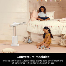 Shark TurboBlade Ventilateur colonne sans pale, Rafraîchissement multidirectionnel à haute vitesse jusqu’à 20 mètres, Discret, 1