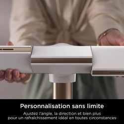 Shark TurboBlade Ventilateur colonne sans pale, Rafraîchissement multidirectionnel à haute vitesse jusqu’à 20 mètres, Discret, 1