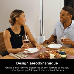 Shark TurboBlade Ventilateur colonne sans pale, Rafraîchissement multidirectionnel à haute vitesse jusqu’à 20 mètres, Discret, 1