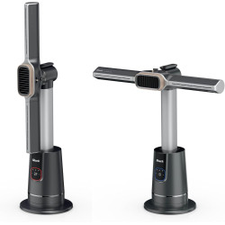 Shark TurboBlade Cool + Heat 2-en-1 Chauffage et ventilateur colonne sans pale, Telecomande, Multidirectionnel jusqu’à 20 mètres