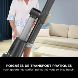 Shark TurboBlade Cool + Heat 2-en-1 Chauffage et ventilateur colonne sans pale, Telecomande, Multidirectionnel jusqu’à 20 mètres