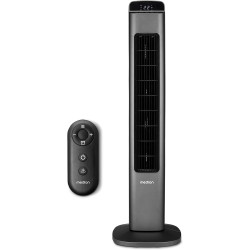 MEDION colonne ventilateur MD10809, ventilateur tour avec 5 vitesses et mode sommeil silencieux, colonne d'air avec télécommande