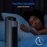 MEDION colonne ventilateur MD10809, ventilateur tour avec 5 vitesses et mode sommeil silencieux, colonne d'air avec télécommande