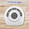 MEDION E11 TF Ventilateur colonne avec télécommande (3 vitesses, mode sommeil silencieux, 45 W, oscillation horizontale 60°, min