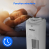 MEDION E11 TF Ventilateur colonne avec télécommande (3 vitesses, mode sommeil silencieux, 45 W, oscillation horizontale 60°, min