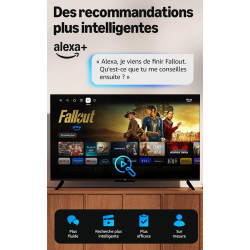Amazon Fire TV Stick HD (nouvelle génération) : TV gratuite et en direct, télécommande vocale Alexa, alimentation via votre TV, 