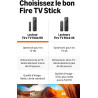 Amazon Fire TV Stick HD (nouvelle génération) : TV gratuite et en direct, télécommande vocale Alexa, alimentation via votre TV, 
