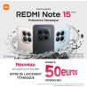 Xiaomi rougemi note 15 pro 5g, smartphone 8+512 go, batterie massive de 6580 mah, ip66/ip68, nouvel appareil photo 200 mp, écran