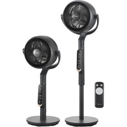 Midea Ventilateur Circulateur d'Air DC 18W, Hauteur Réglable jusqu'à 110cm, Contrôle Électronique Silencieux, Oscillation Automa