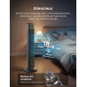 Midea Ventilateur Colonne Silencieux 32dB, Moteur DC 38W, Tour 105cm avec Contrôle Électronique, Design Compact 30x30cm, Gris Ti
