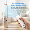 ROVSUN Ventilateur Colonne Purificateur d'Air, Ventilateur Sans Pales 110 cm, Humidification, Ions Négatifs, Stérilisation UV, 3