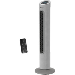 Rowenta Eole Home Ventilateur colonne, Puissant, 40 dB(A), 7 vitesses, 3 modes manuels, Ecran de contrôle LED, Timer 12 h, Oscil