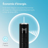 VonHaus Ventilateur tour silencieux avec télécommande 87 cm Noir, Ventilateur Colonne Oscillation à 70 °, Ventilateur avec Mode 