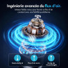 VonHaus Ventilateur Colonne 102 cm,Ventilateur Électrique sur Pied pour Refroidissement, Smart WiFi Compatible Alexa/Google Home