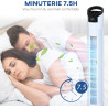 HOMCOM Ventilateur colonne silencieux 50 W, ventilateur tour pour chambre avec 3 modes 3 vitesses, télécommande, oscillant 70°, 