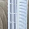 HOMCOM Ventilateur colonne silencieux 50 W, ventilateur tour pour chambre avec 3 modes 3 vitesses, télécommande, oscillant 70°, 