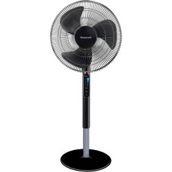 Honeywell Ventilateur oscillant sur pied Advanced QuietSet® (5 vitesses, fonction minuterie, oscillation à 70 °, hauteur réglabl