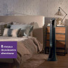Honeywell HYF290E4 Ventilateur Tour QuietSet Puissant et Ultra Silencieux-avec télécommande-HYF290E, Noir