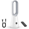 Ventilateur Colonne Sans Pales, Ventilateur Tour Silencieux avec Télécommande, 8 Vitesses, Moteur Brushless, Rotation Horizontal