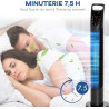 HOMCOM Ventilateur colonne silencieux 40 W, ventilateur tour pour chambre avec 3 modes 3 vitesses, télécommande, oscillant 70°, 