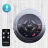 Bastilipo - Ventilateur tour avec télécommande, puissance 50 W - 3 vitesses, Sagres, Noir