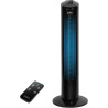 Ventilateur Colonne Tour Silencieux, hauteur 74 cm, Oscillant 70°, Ventilateur sur Pied avec Télécommandé, 3 Niveaux de Vitesse,