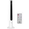 HOMCOM Ventilateur colonne silencieux 50W télécommande minuterie 12h Ventilateur sur pied chambre 3 Vitesses 3 Modes Oscillation
