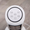 HOMCOM Ventilateur colonne silencieux 50W télécommande minuterie 12h Ventilateur sur pied chambre 3 Vitesses 3 Modes Oscillation