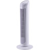 HOMCOM Ventilateur colonne silencieux et puissant 45W ventilateur tour 3 vitesses et oscillant 70°, pour chambre, bureau, 27 x 2