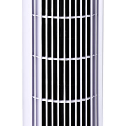 HOMCOM Ventilateur colonne silencieux et puissant 45W ventilateur tour 3 vitesses et oscillant 70°, pour chambre, bureau, 27 x 2