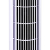 HOMCOM Ventilateur colonne silencieux et puissant 45W ventilateur tour 3 vitesses et oscillant 70°, pour chambre, bureau, 27 x 2