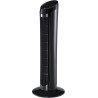 HOMCOM Ventilateur colonne silencieux et puissant 45W ventilateur tour 3 vitesses et oscillant 70°, pour chambre, bureau, 27 x 2