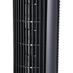 HOMCOM Ventilateur colonne silencieux et puissant 45W ventilateur tour 3 vitesses et oscillant 70°, pour chambre, bureau, 27 x 2