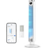 DREO Ventilateur colonne intelligent 554S, ventilateur sur pied réglable 102–114 cm, 8.4 m/s, oscillation 90°, silencieux 20 dB,