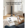 DREO Ventilateur colonne intelligent 554S, ventilateur sur pied réglable 102–114 cm, 8.4 m/s, oscillation 90°, silencieux 20 dB,
