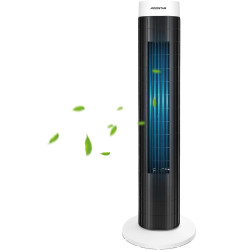 Aigostar Ventilateur Colonne Silencieux 76cm, 3 Vitesses Puissantes, Oscillation 85°, Minuterie 120min, Économique 45W avec Poig